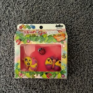 Jibbitz Butterfly, Caterpillar, and Lady Bug